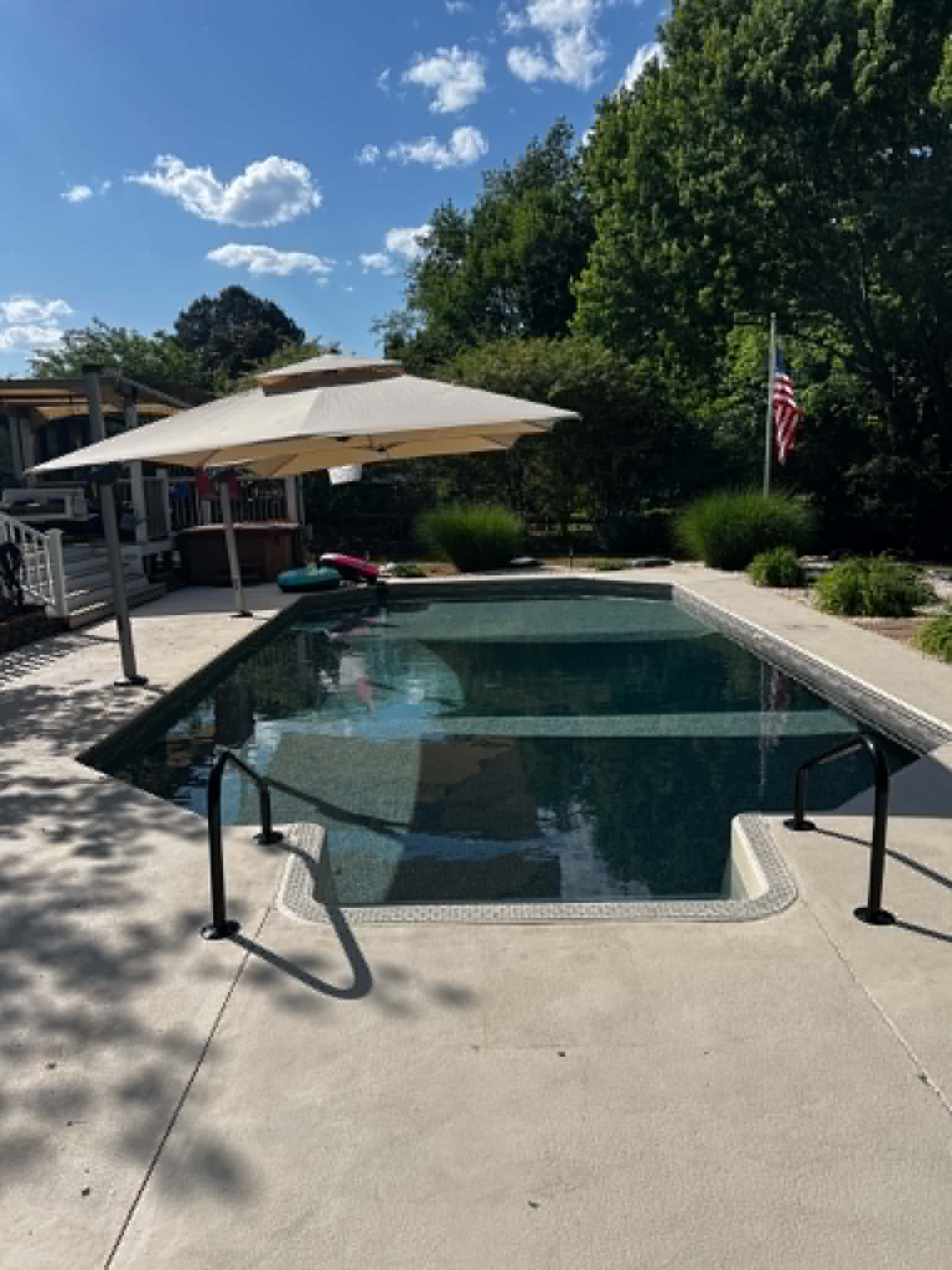 Pool renovation project in Wake County, NC